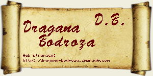 Dragana Bodroža vizit kartica